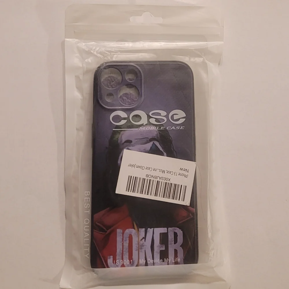 NWT! Joker IPhone 13 DC Joker Clown Printed Jelly Case NEW